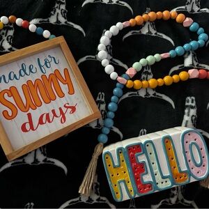 Colorful Beaded Kids Room Decor